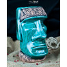 Tiki Mug Moai Turchese