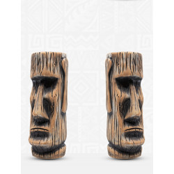 Tiki Mug Moai Bois