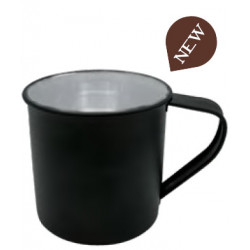 Tasse Vintage Enamel Noir 45cl