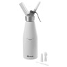 Siphon Crème Aluminium Blanc
