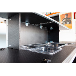 Comptoir de Bar Portable à Valise Trolley