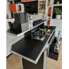 Comptoir de Bar Portable à Valise Trolley
