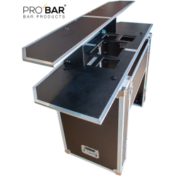 Comptoir de Bar Portable à Valise Trolley