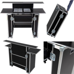Comptoir de Bar Portable à Valise Trolley