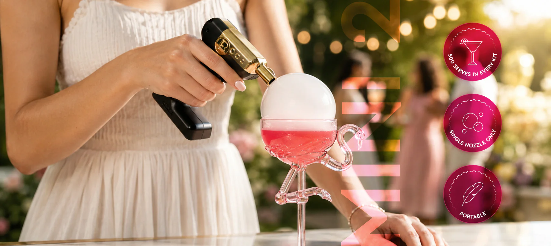 Flavour Blaster mini kit, bulle aromatique à la maison