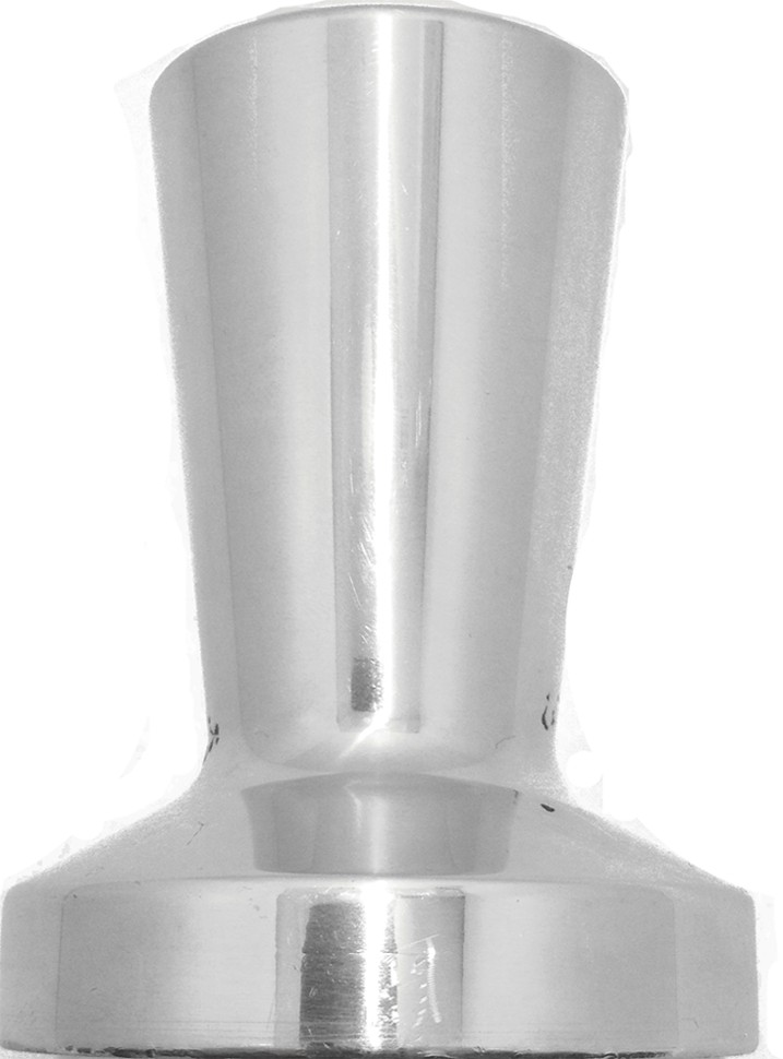 Tamper 53 mm brillant Motta, base plate, inox, 250 g