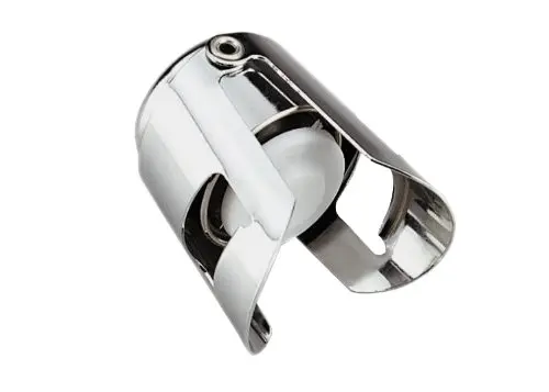 Bouchon à champagne en inox et silicone, à ailettes – Image 2