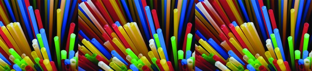 Pailles et serviettes