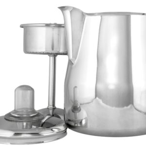 Infuseur à tisanes Motta en inox, couvercle transparent
