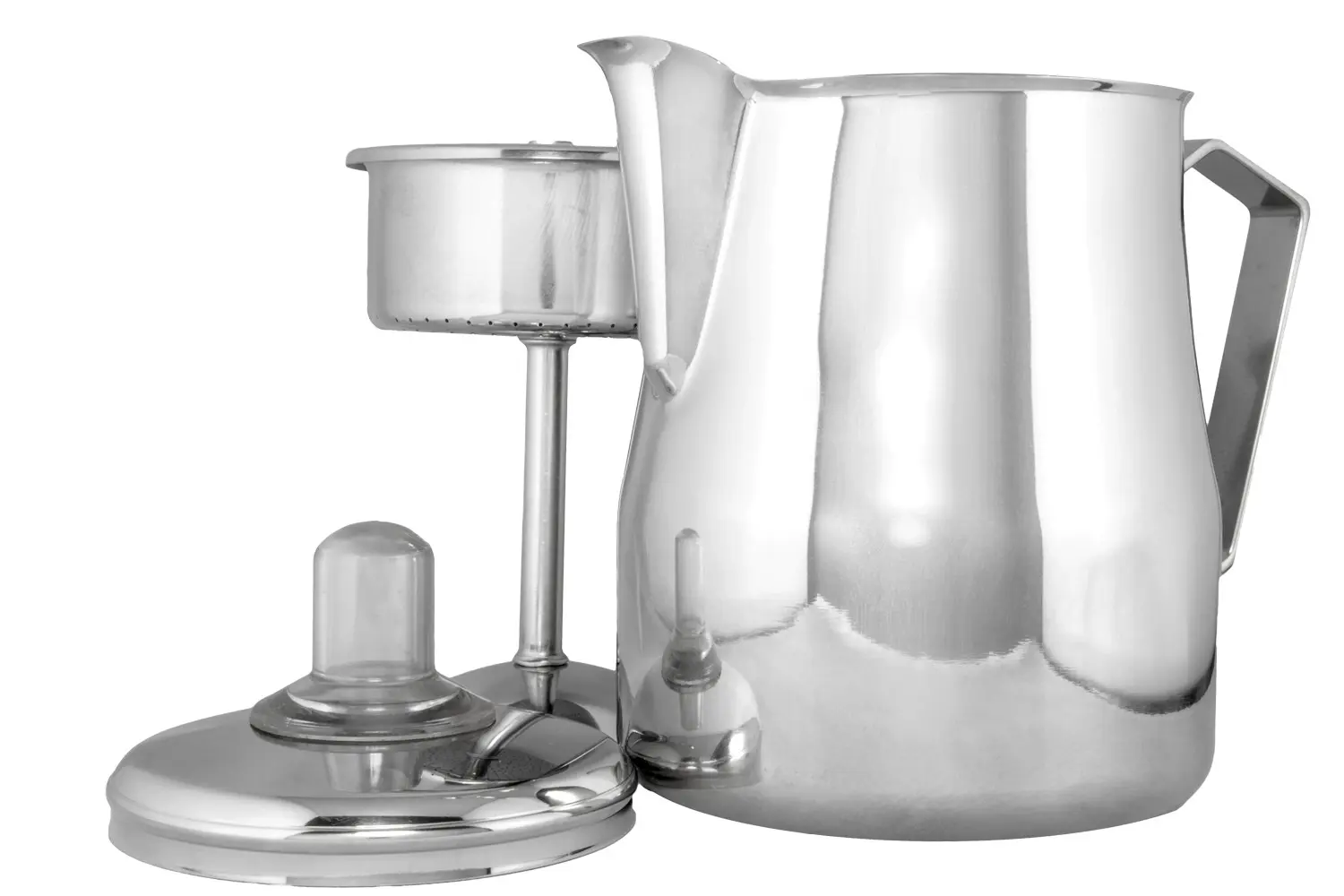 Infuseur à tisanes Motta en inox, couvercle transparent