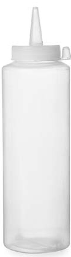 Squeezer 200 ml transparent, flacon doseur à pression