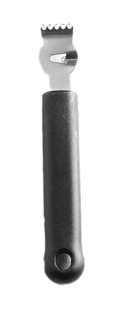 Canneleur-zesteur combiné 19 cm en inox, 2 lames – Image 3