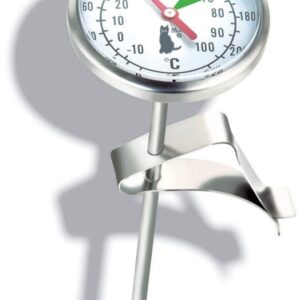 Thermomètre à lait Motta à clip, plage verte 60-70 °C