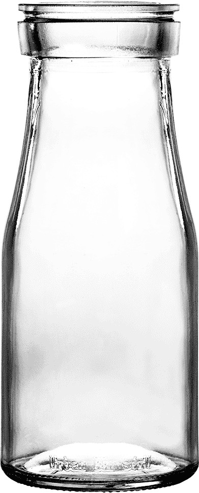 Bouteille de lait vintage 35 cl en verre – Image 6