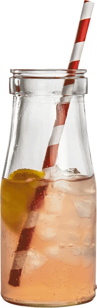 Bouteille de lait vintage 35 cl en verre – Image 3
