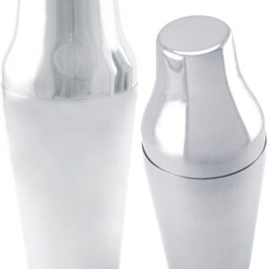 Shaker parisien en inox 18/10, 60 ou 90 cl