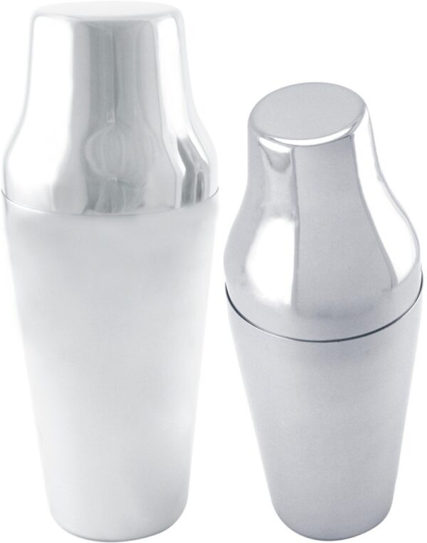 Shaker parisien en inox 18/10, 60 ou 90 cl