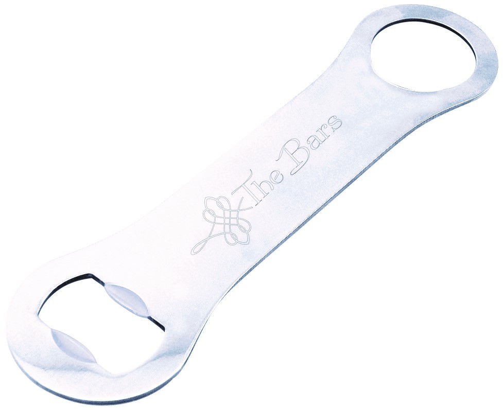 Décapsuleur en inox 18,5 cm, une seule pièce