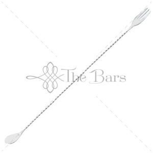 Cuillère à cocktail à trident Nettuno 45 cm inox