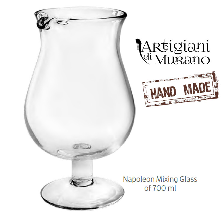 Verre à mélange Napoleon 70 cl vintage, 27 cm de haut