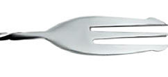 Cuillère à cocktail à trident Nettuno 45 cm inox – Image 2
