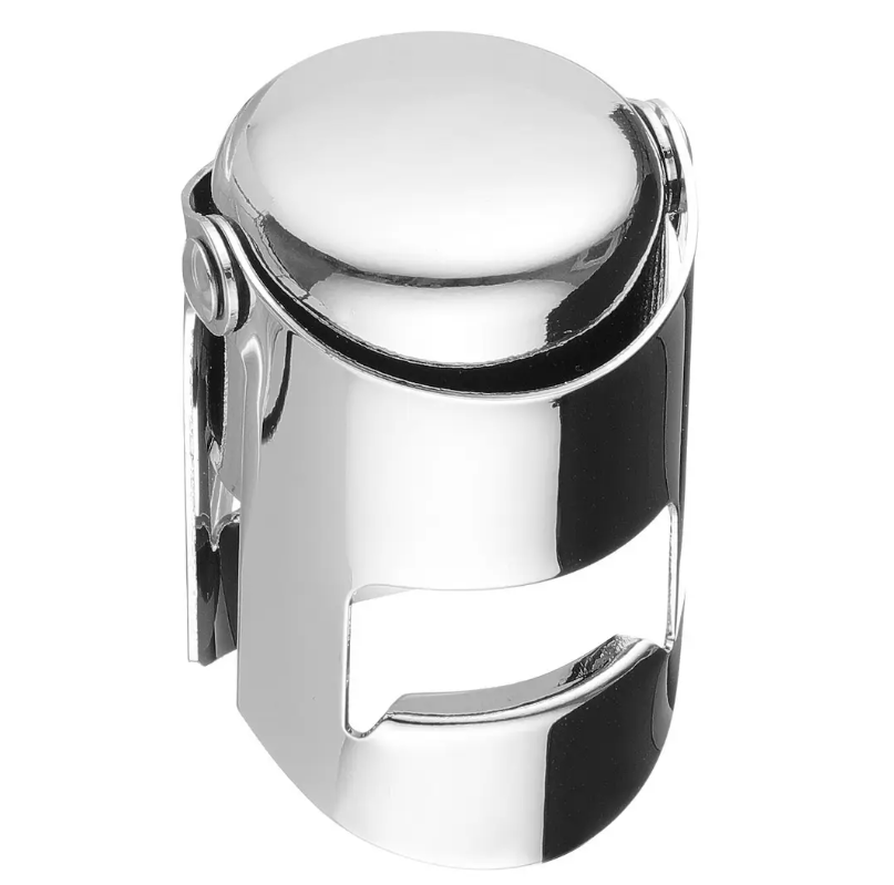Bouchon à champagne en inox et silicone, à ailettes – Image 3
