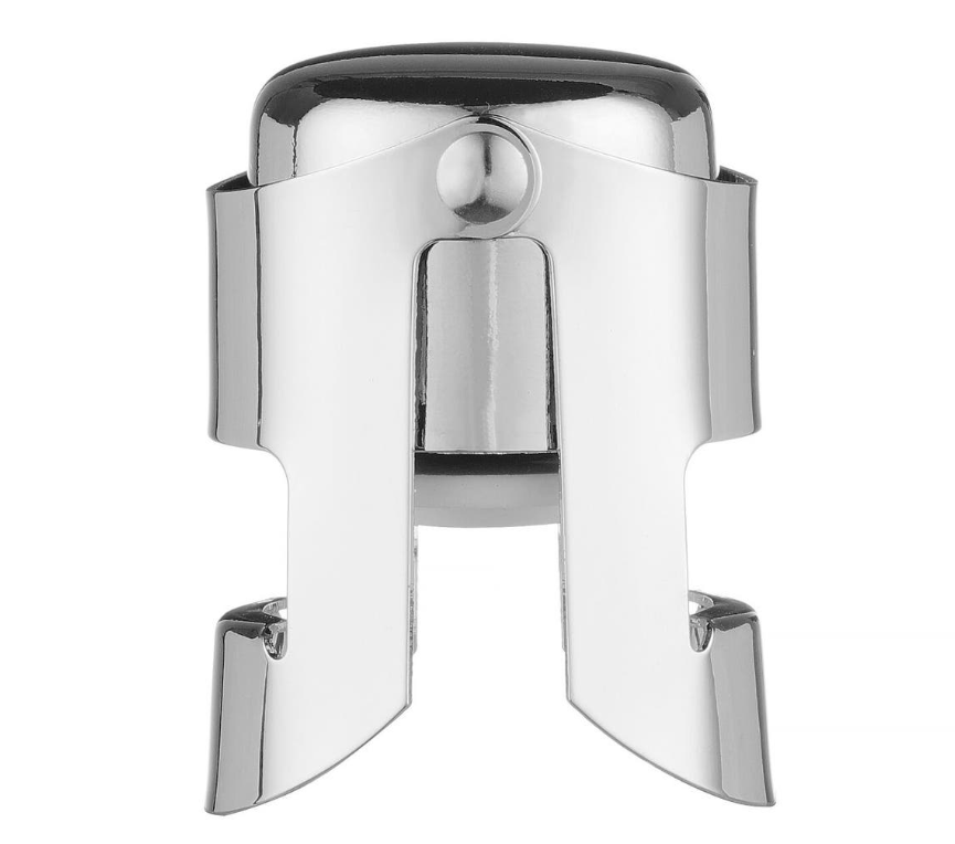 Bouchon à champagne en inox et silicone, à ailettes – Image 7