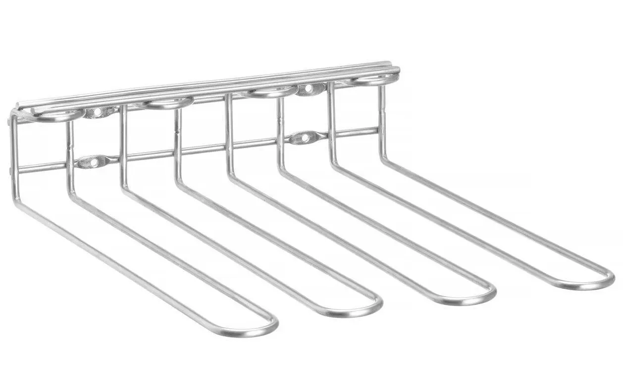 Porte-verres suspendu en inox 35 x 30 cm – Image 3