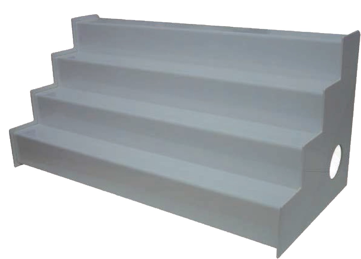 Porte-bouteilles rétroéclairé LED, 1 m, 4 niveaux – Image 2
