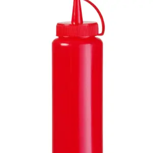 Squeezer 350 ml rouge, flacon doseur à pression