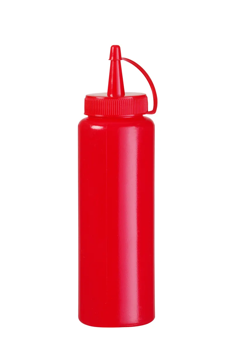 Squeezer 350 ml rouge, flacon doseur à pression