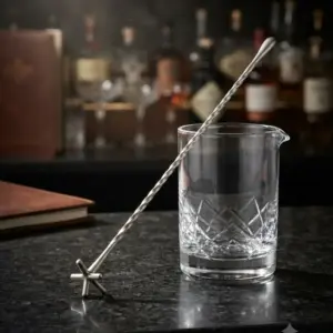Cuillère à cocktail Zefiro Swizzle 30 cm, inox satiné