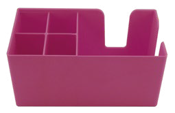 Organiseur de comptoir pour pailles et serviettes en plastique – Image 3
