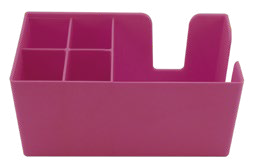 Organiseur de comptoir pour pailles et serviettes en plastique – Image 3