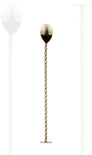 Cuillère à cocktail Muddler Lumian 28 cm inox 18/10, cinq finitions – Image 6