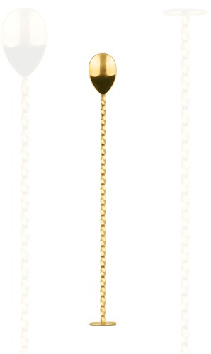 Cuillère à cocktail Muddler Lumian 28 cm inox 18/10, cinq finitions – Image 4