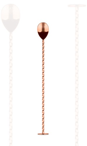 Cuillère à cocktail Muddler Lumian 28 cm inox 18/10, cinq finitions – Image 5