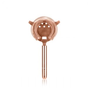 Passoire à cocktail Lumian inox à ressort et deux ergots - Cuivre