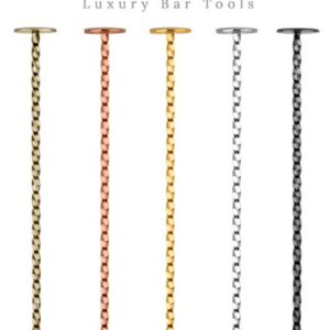 Cuillère à cocktail Muddler Lumian 28 cm inox 18/10, cinq finitions