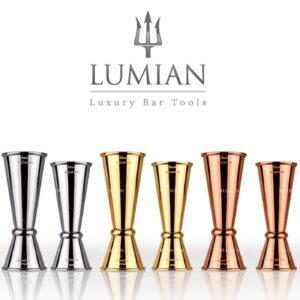 Jigger japonais Lumian en inox, 4 formats