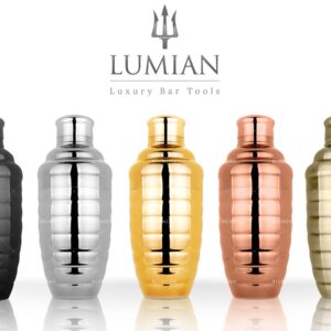 Shaker cobbler Bomber Lumian 50 cl (17 oz) inox