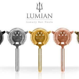 Passoire à cocktail Lumian inox à ressort et deux ergots