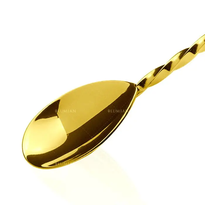 Cuillère à cocktail Muddler Lumian 28 cm inox 18/10, cinq finitions – Image 12