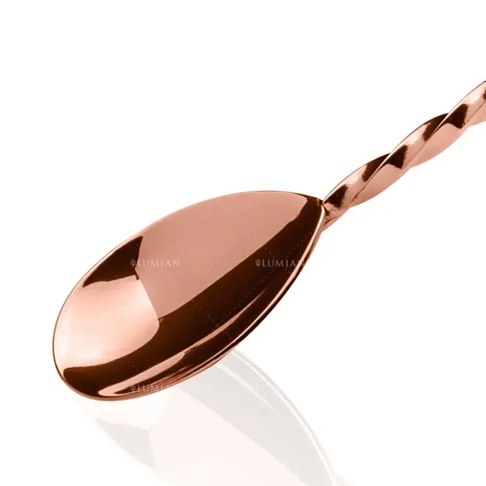 Cuillère à cocktail Muddler Lumian 28 cm inox 18/10, cinq finitions – Image 14
