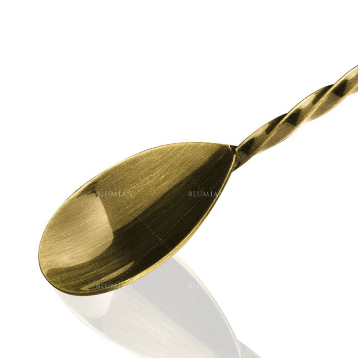Cuillère à cocktail Muddler Lumian 28 cm inox 18/10, cinq finitions – Image 16