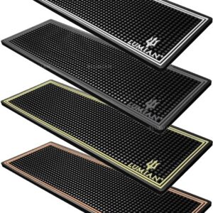 Tapis de bar Lumian 60 x 20 cm en caoutchouc souple
