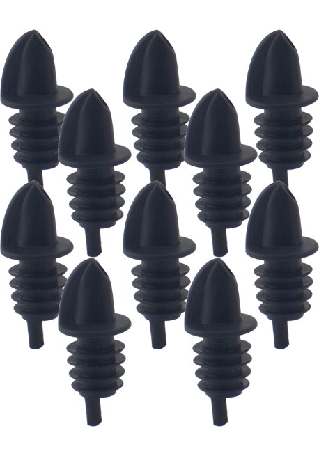 Bec verseur en plastique pour flair, lot de 12