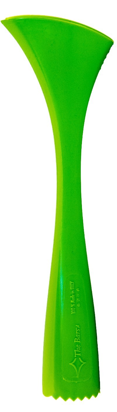 Pilon à cocktail ergonomique à tête crantée 21 cm, polycarbonate – Image 5