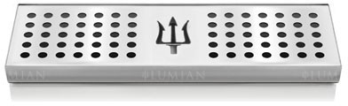 Tapis de bar en inox perforé Lumian, 30, 60 ou 90 cm – Image 4