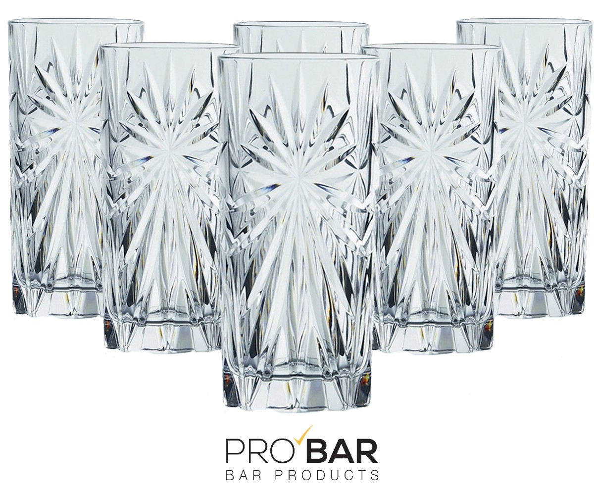 Verre tumbler 36 cl Oasis gravé, lot de 6 – Image 2